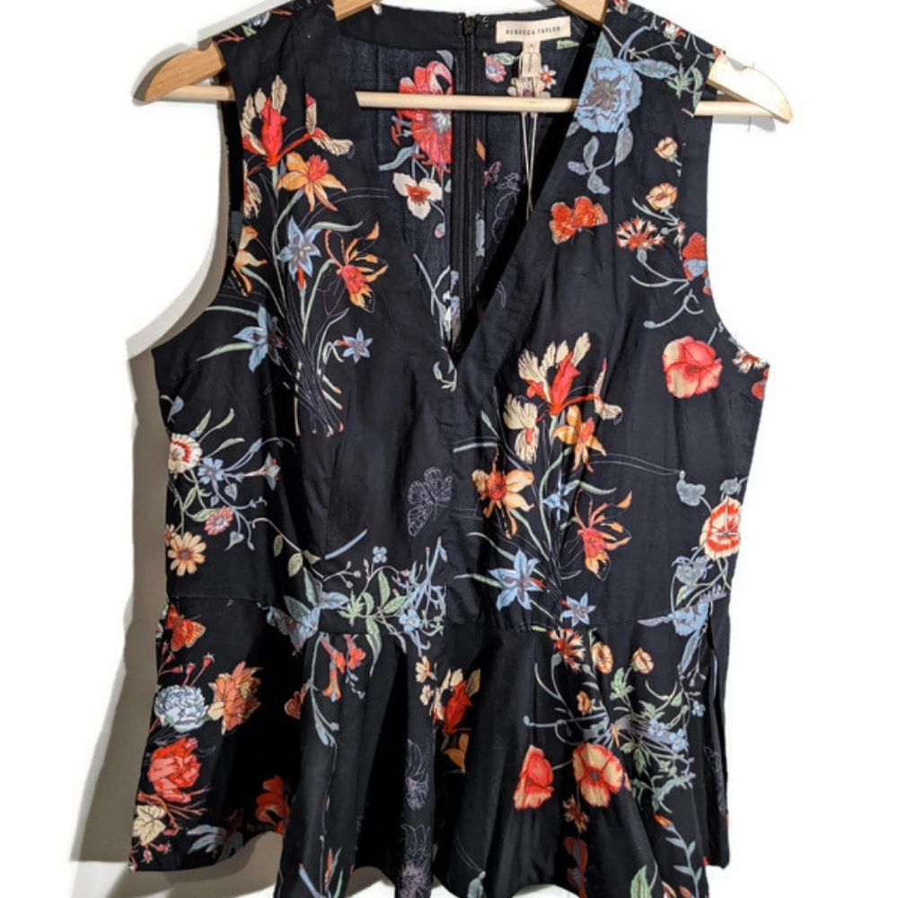 Rebecca Taylor Blouse floral NWT